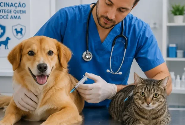 calendário vacinal de cães e gatos