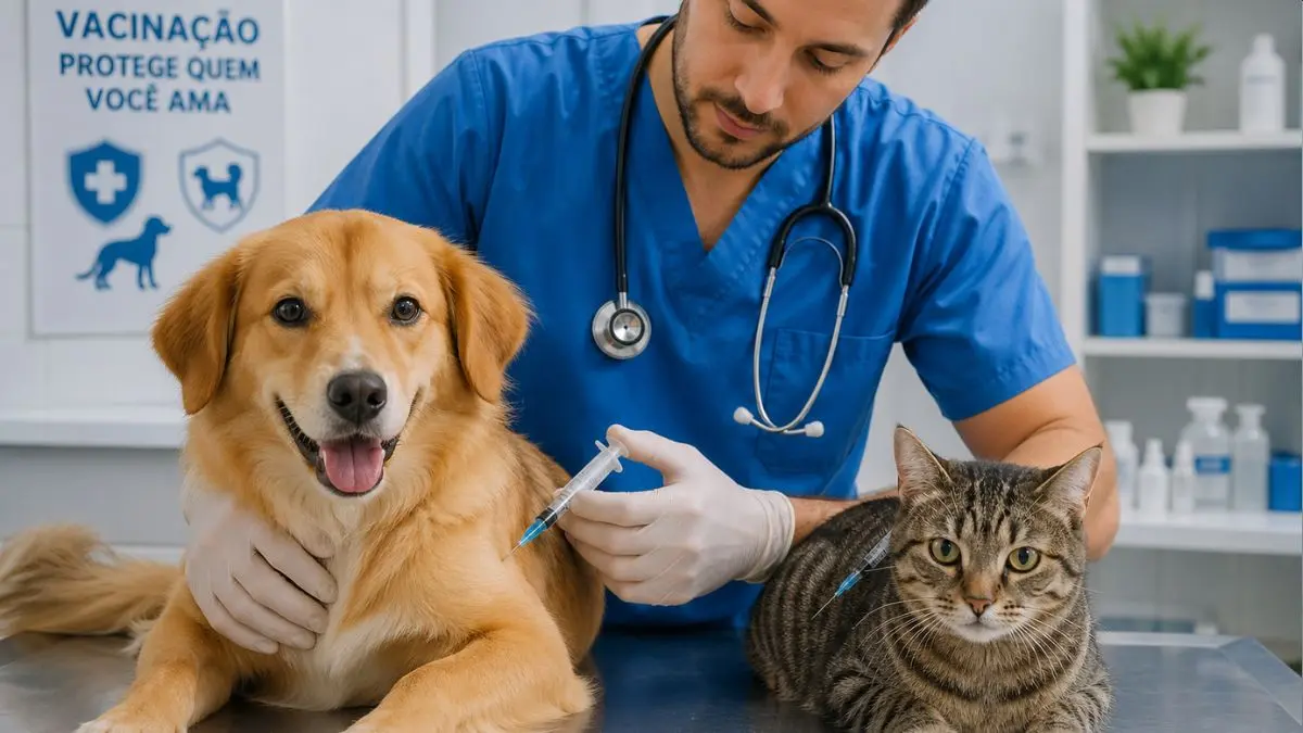 calendário vacinal de cães e gatos