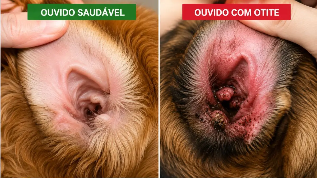 Otite em cães: sintomas, causas, tratamento e como prevenir 1 Otite em cães