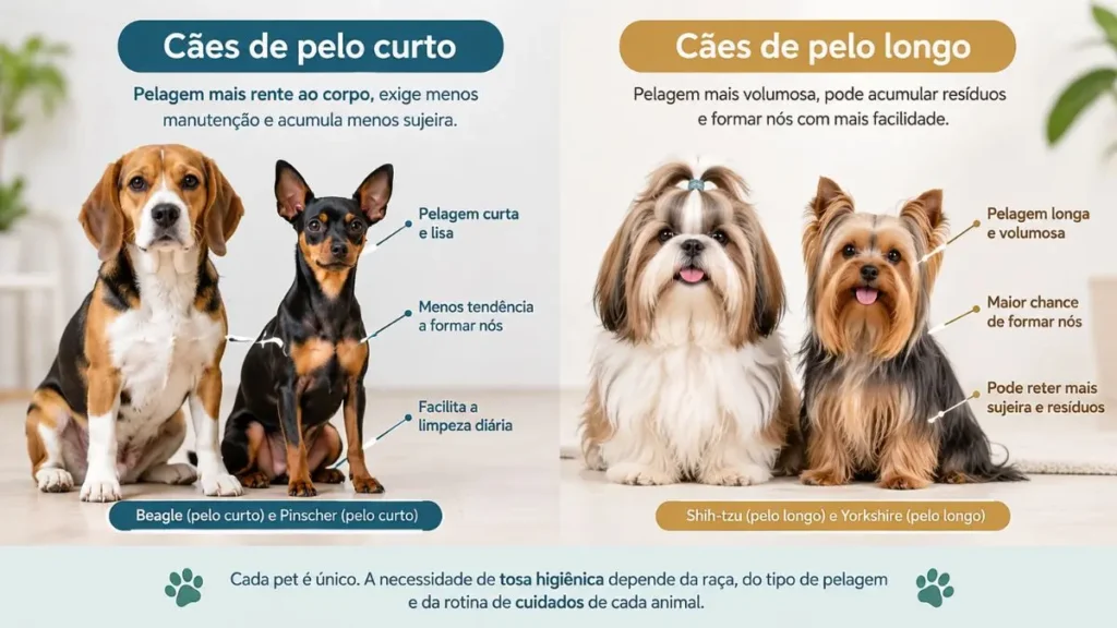 Tosa higiênica: benefícios, cuidados e quando fazer no seu pet 2 Tosa