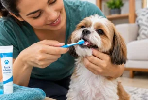 Higiene bucal de cães e gatos