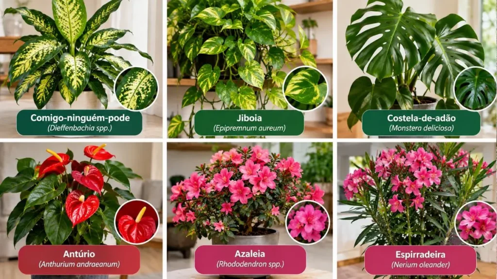 Plantas Tóxicas para Gatos e Cães: 15 Espécies de Risco 2 Plantas Toxicas