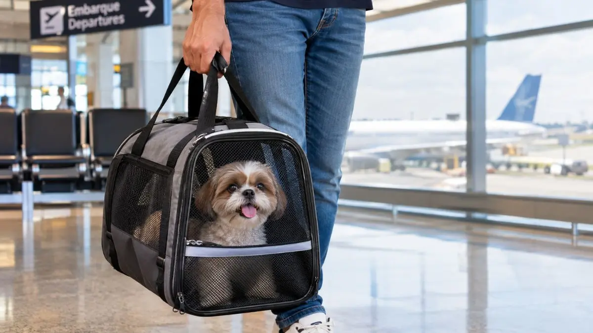 Viajar de avião com pet