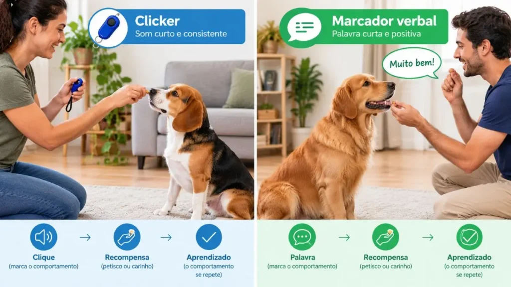 adestramento clicker